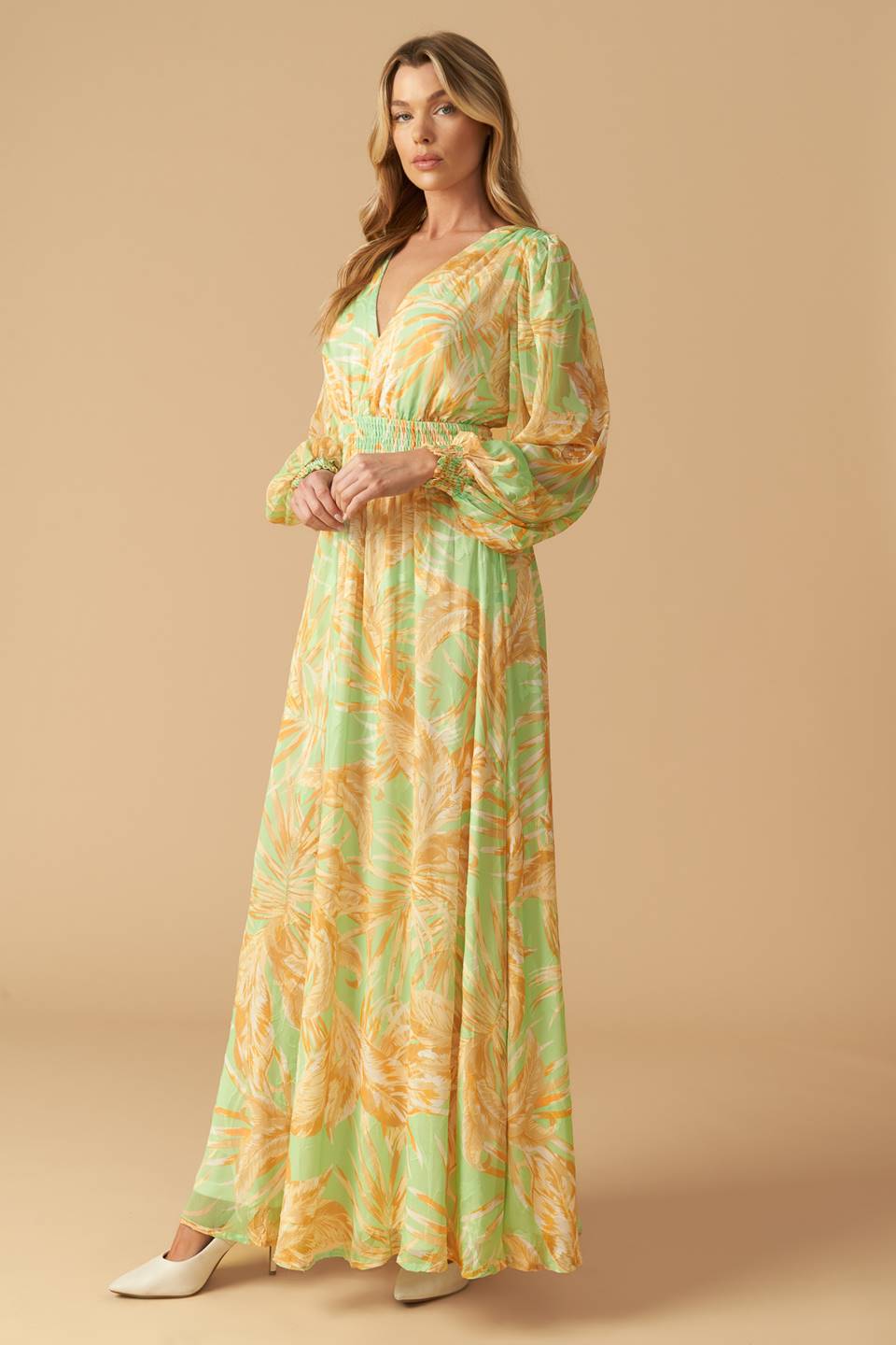 SUNSET SASHAY WOVEN MAXI DRESS Flying Tomato